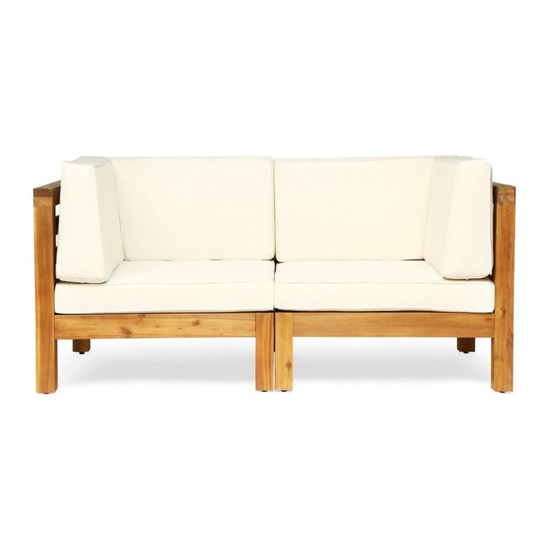 OANA 2-Piece LOVE SEAT SET, Beige