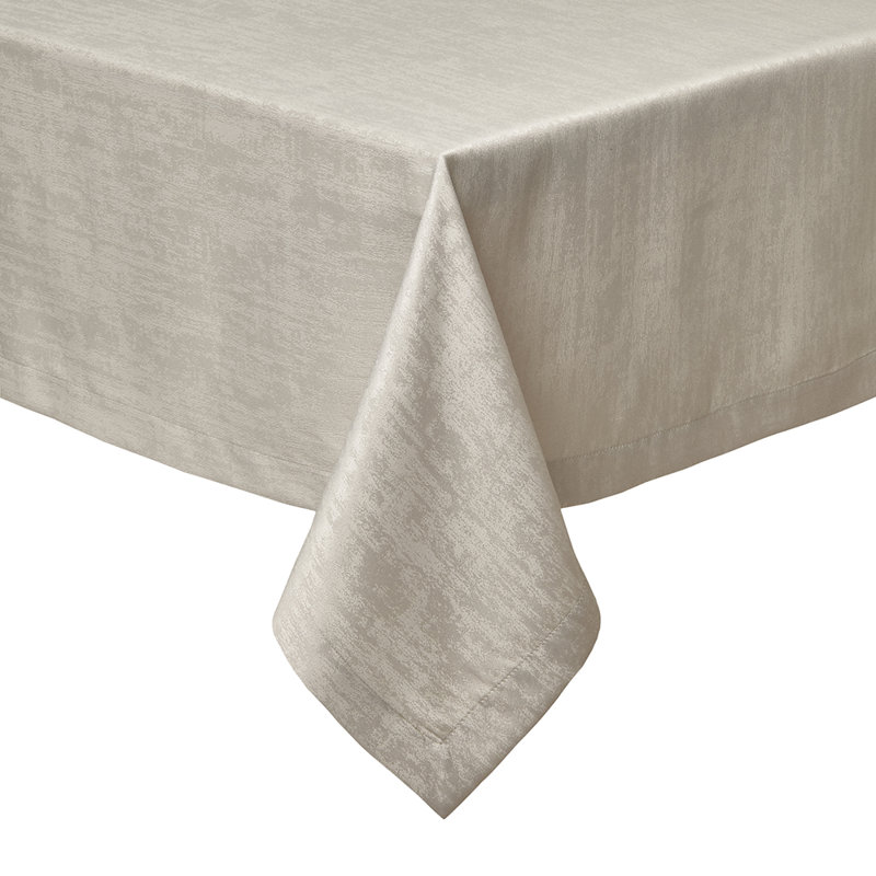 Lisbon Tablecloth, 90" W x 66" L, White