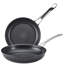 Anolon X Hybrid Nonstick Cookware Induction Pots And Pans Set, 6 Piece, Dark Gray