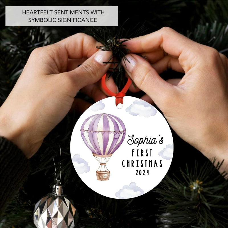 Ornement de Noël en métal sur mesure 20x2020, Oui