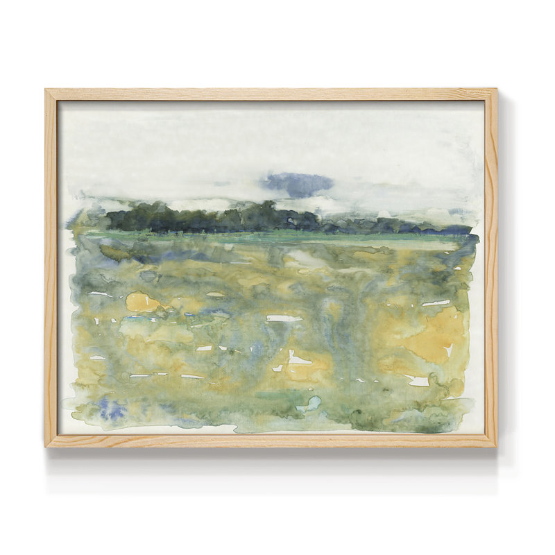 «Flowing Landscape II», reproduction encadrée, H 8 po x l 10 po, Naturel