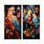 «Parrots Celestial Dance Melody», ensemble de 2 reproductions d'art perroquet-1011616960-1011616965