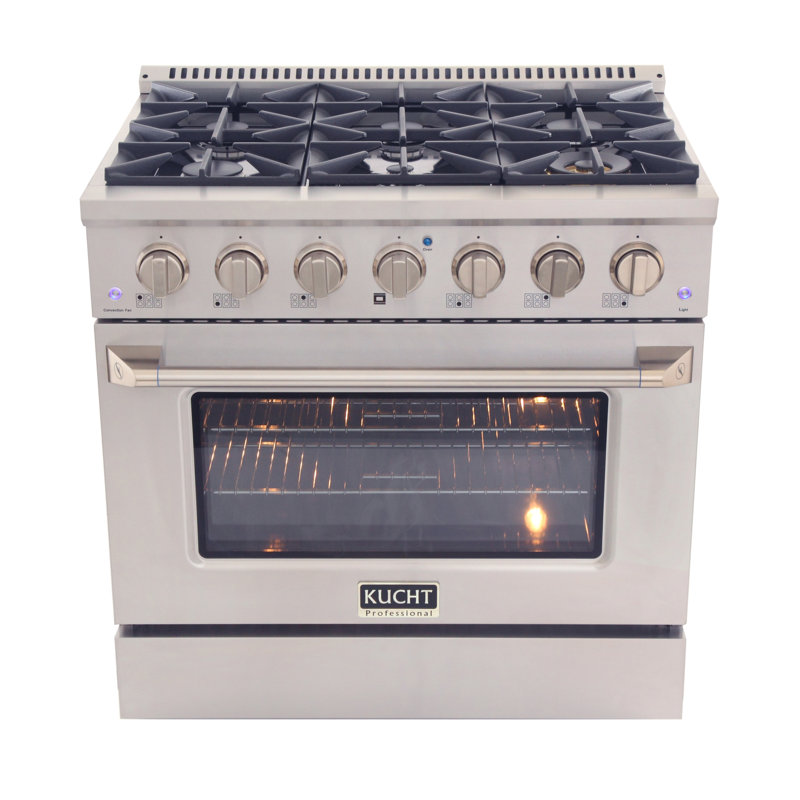 36" 5.2 Cu. Ft. Freestanding Gas, Stainless Steel, Natural Gas