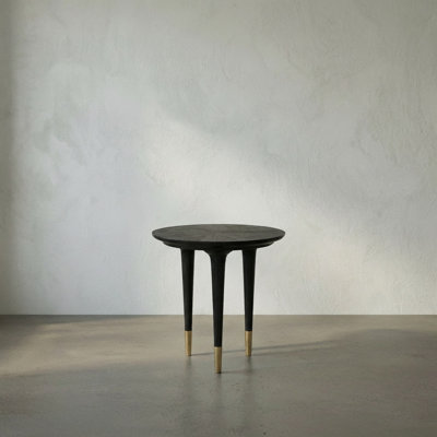 Maganini Solid Wood Top End Table