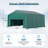 Heavy Duty Waterproof Carport Canopy, Portable Agricultural Vehicle Shelter with Roll-Up Doors & Ventilation – Storage Tent for Trucks, SUV, Boats, RV, Outdoor Equipment Protection-110871838