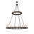 28 - Light Dimmable Tiered Chandelier
