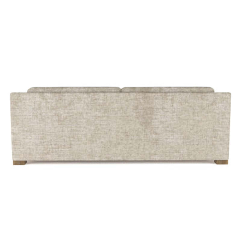 Canapé Mercer, H 33,5 po x l 96 po x P 44 po, Cuir argenté vieilli, Patiné