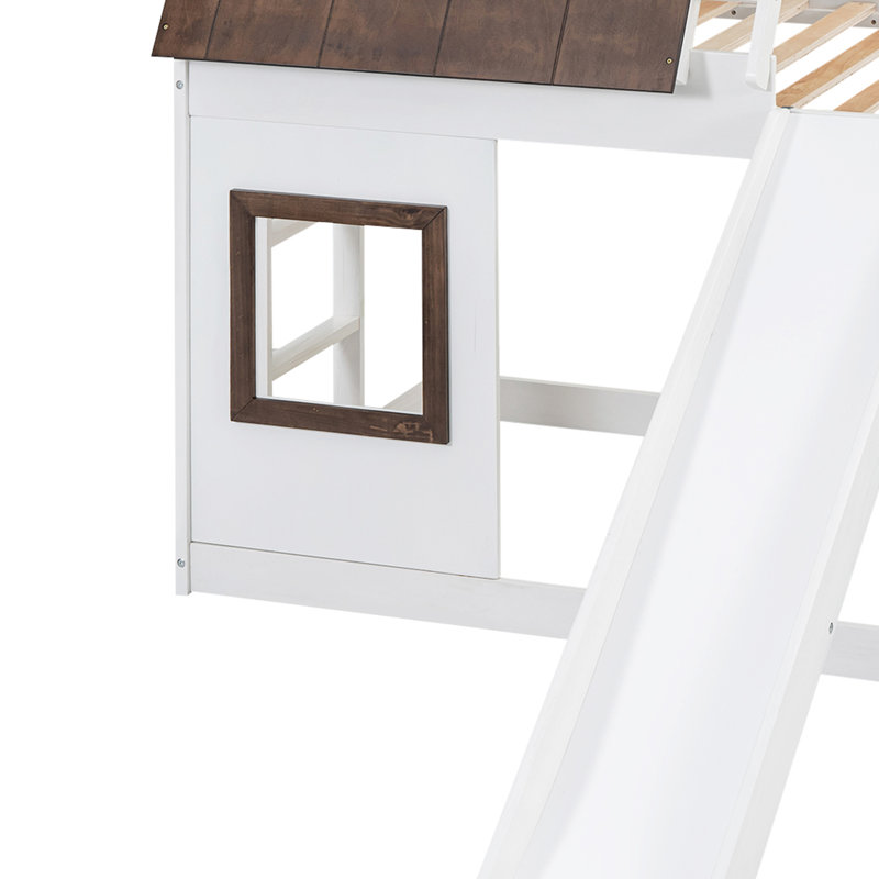 Nele Kids Twin Over Twin Bunk Bed