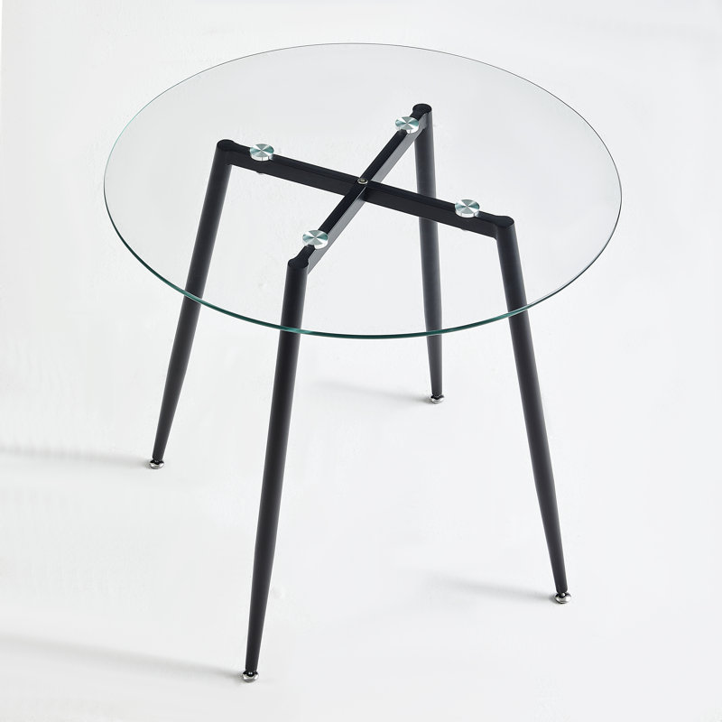 Table de salle à manger ronde Hesher 31,4 po