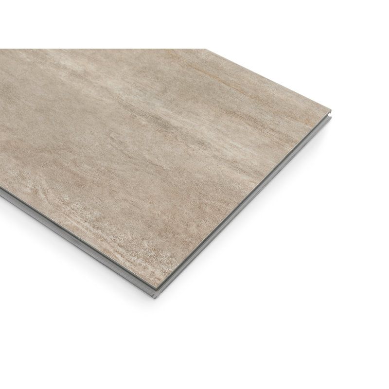 Carreau de vinyle de luxe en pierre composite l 12 po x L 23,15 po x 9,5 mm - 800 pieds carrés, Grès
