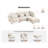 120"Oversized Modular Sectional Sofa for Living Room 4-Seat L Shape Couch Chenille Sofa Large Sleeper Bed with Convertible Ottoman,Light Gray-349036591