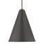 Luminaire suspendu conique à 1 lumière Drewie-88580303