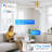 52 in. Smart Outdoor Indoor Gold Flush Mount Ceiling Fan with Lights Remote, Controll by Voice Alexa App, 6-Speed-1859953652-1859953642-1859953643