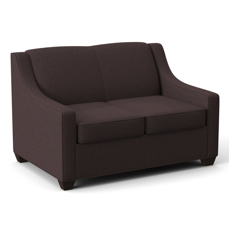 Phillips 52" Square Arm Loveseat with Reversible Cushions, Archetype Hemp, Cafelle