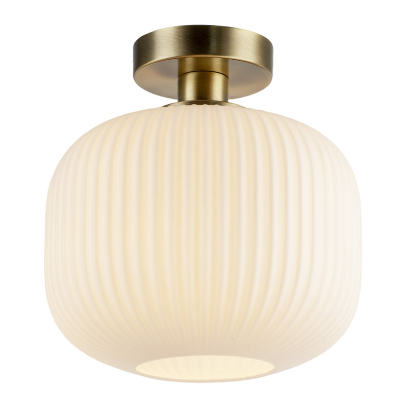 Flush Mount, Antique Brass