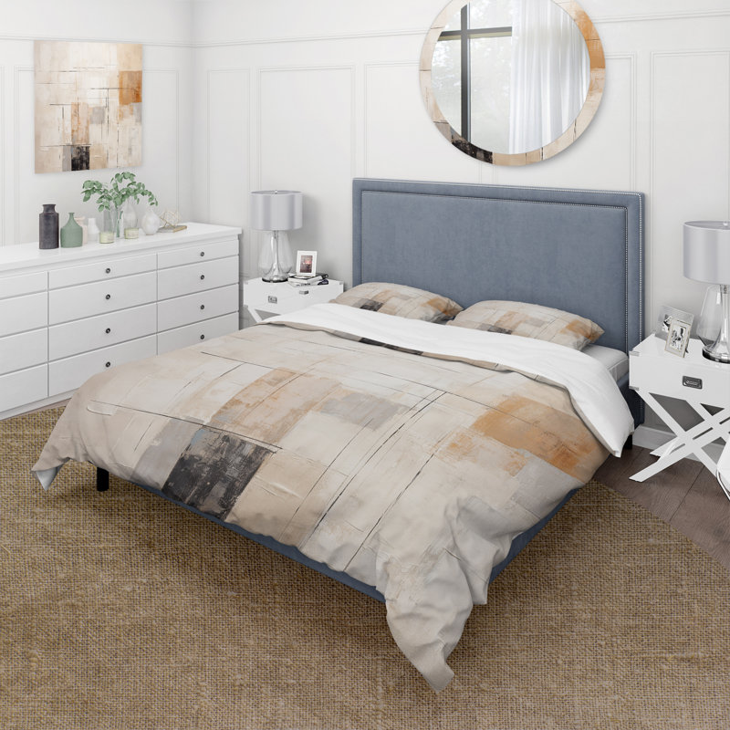 Minimalisme moderne scandinave art zen - ensemble de housse de couette scandinave moderne