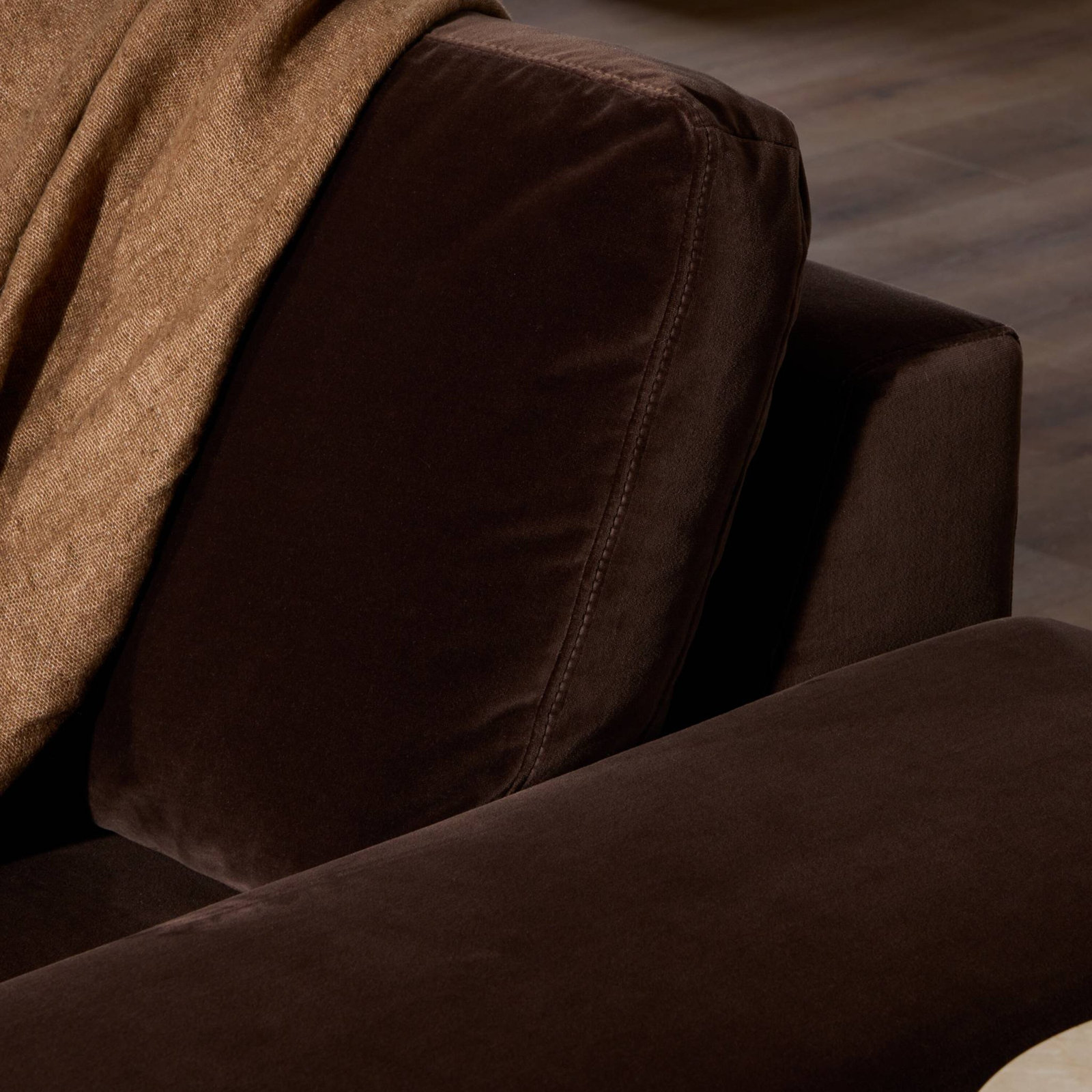 Jianna Velvet Corner Sectional