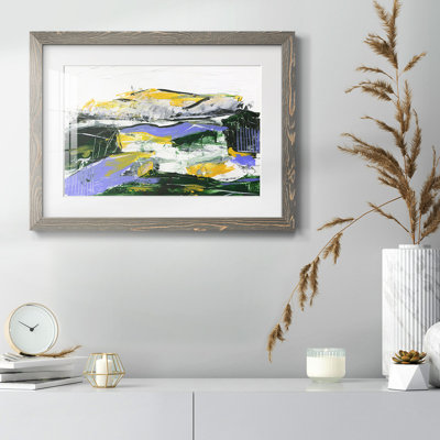 Silent Mountain I, reproduction d'art encadrée