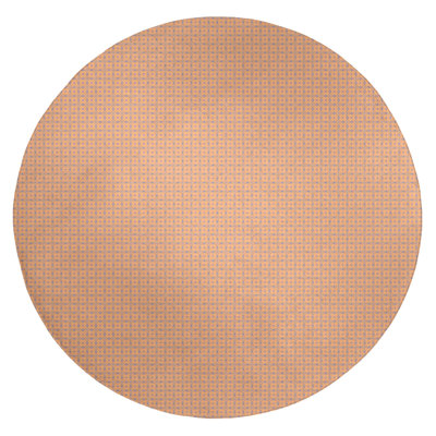 Tapis zone orange napperon