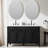 Sebastiano 54'' Double Bathroom Vanity with Engineered Stone Top-111376227