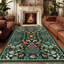 Tapis multicolore vert Woodland