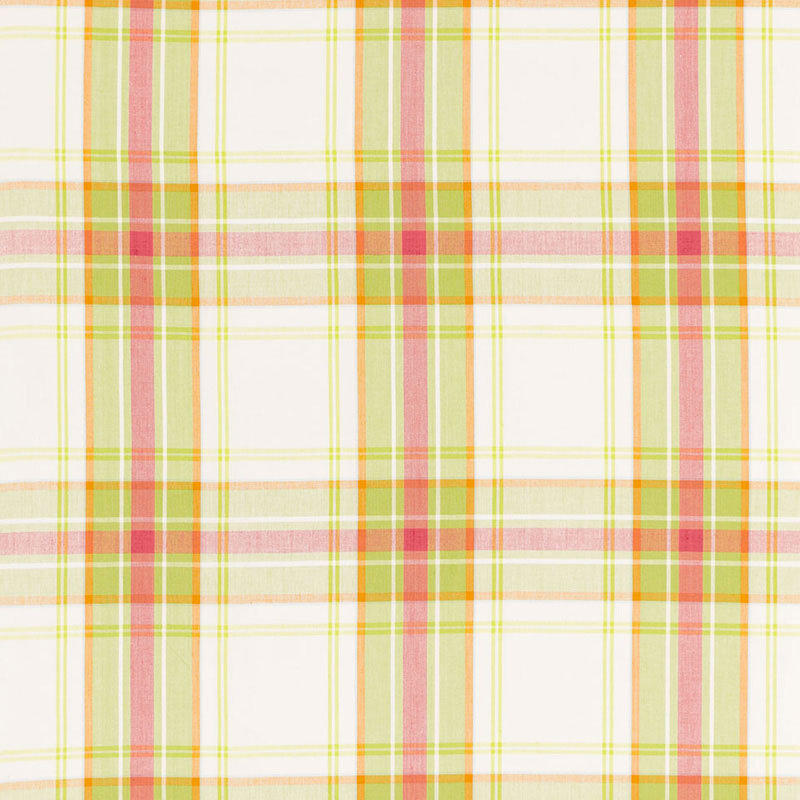 St. Martin Plaid Fabric, Green