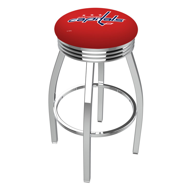 NHL Swivel Bar Stool, Washington Capitals, Bar Stool ( 30" Seat Height)