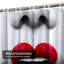 Rideau de douche en forme de cœur avec 12 crochets Beauty-2003355507