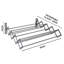 60cm Wall Mounted Clothes Rack-1156868058