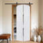 2 panneaux pliables. Porte de grange coulissante avec quincaillerie-122982072-122982080