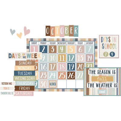 Everyone Is Welcome Calendar Bulletin Board Set