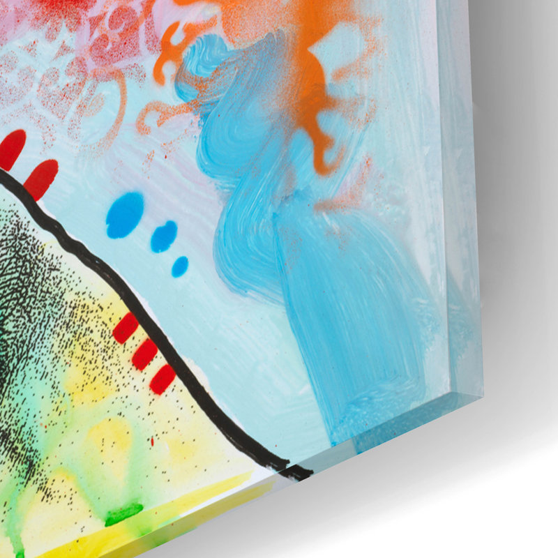 «Cheers - Martini Splash» par Dean Russo, art mural en verre acrylique, H 12 po x l 16 po x P 0,13 po