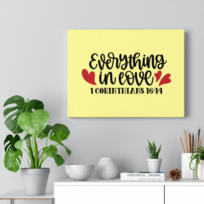In Love - Wrapped Canvas Print