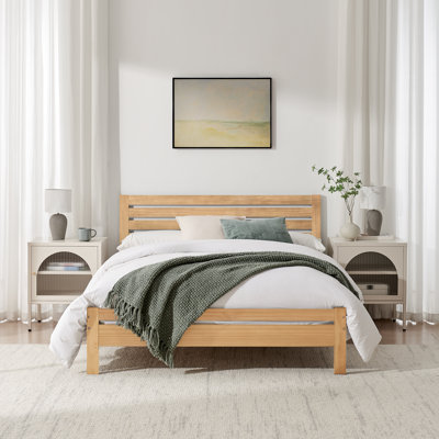 Aichele Solid Wood Bed