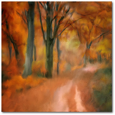 Autumn Road-reproduction d’art sur toile tendue