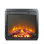 23 Inch Electric Fireplace Insert, Ultra Thin Heater With Log Set & Realistic Flame, Remote Control With Timer, Overheating Protection