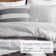 Blake Stripe Textured Print Microfiber Comforter Set