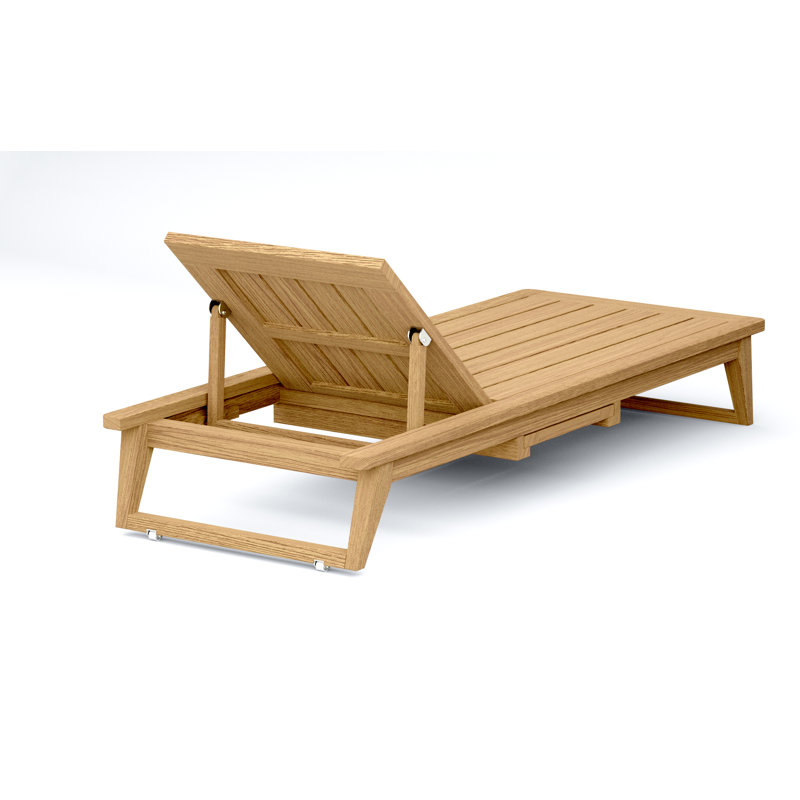 Veranda Outdoor Teak Chaise Lounge