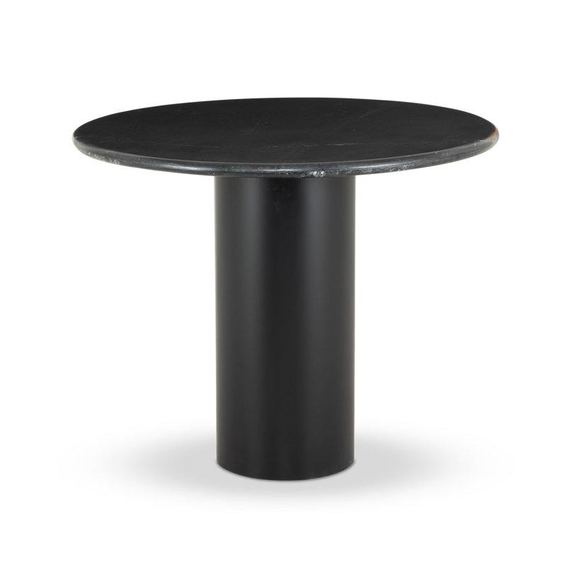 Table de salle à manger Calila, Black Marble/Dark Kettle Black