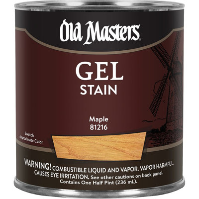Old Masters 81216 1/2Pt Maple Gel Stain-1PK