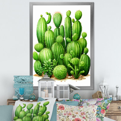 Cactus vert, désert I