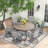 Outdoor Round Patio Dining Table-732270022-732270027