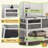 Tortoise Habitat With Shelf Storage, Tortoise Enclosure With Weather Protection, Tortoise Gift Accessory, Reptile Enclosure With Tray, Light Support Frame