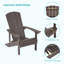Chaise Adirondack légère en plastique pour terrasse pour piscine-66150069
