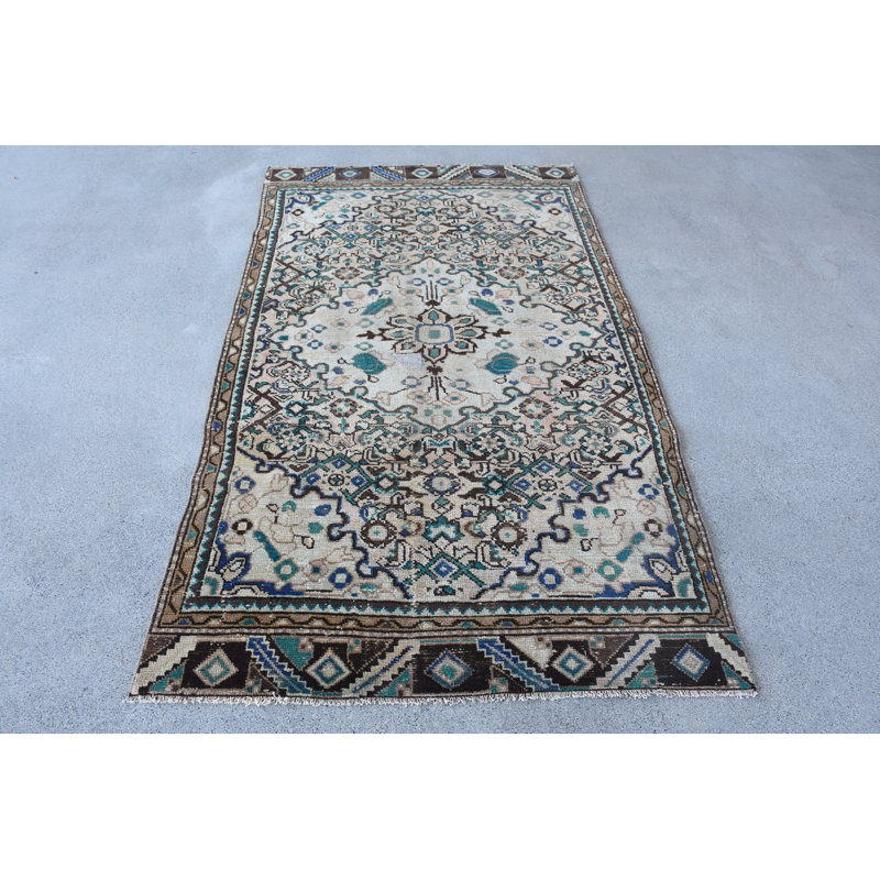 Tapis en laine beige élégant Elegant