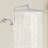 12 Inch Adjustable Extension Arm High-Pressure Rain Shower Head, Rain Fixed Shower Head-121108233