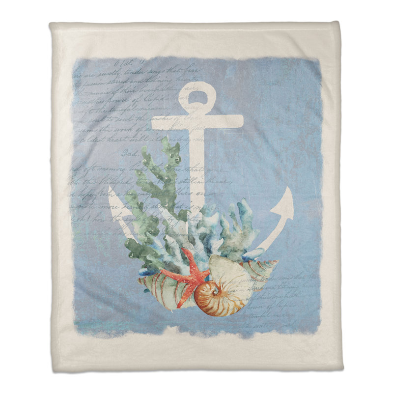 Hand Woven Throw Blanket, Bluel