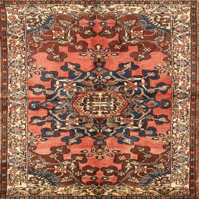 Tapis rouge en laine