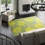 Lux Rose Floral Area Rug in Green/Yellow-40705802