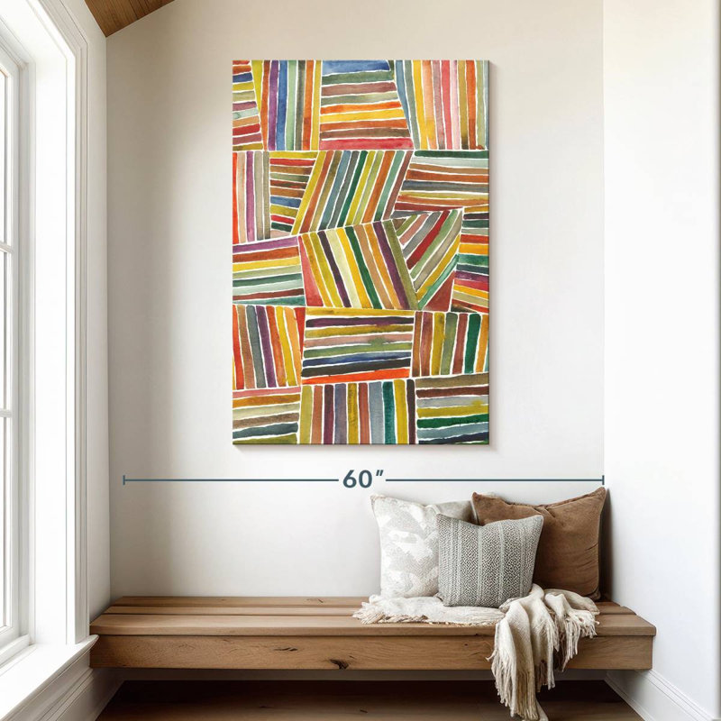 Avery Stripes I, 48" H x 32" W
